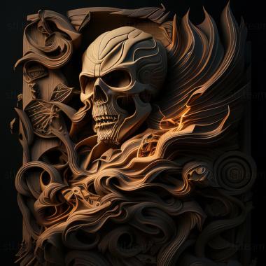 3D модель St ghost rider (STL)